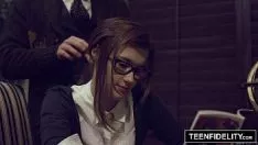 Play She Fucks Her 18 Year Old Student In Her Soft Pussy